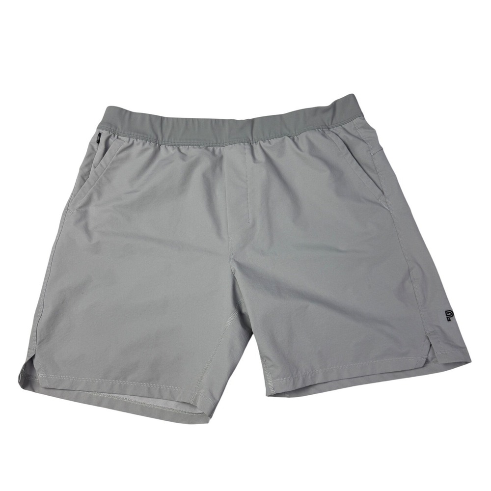 Public Rec Mens Grey All Day Every Day Athletic Shorts Size 38 Elastic Waist